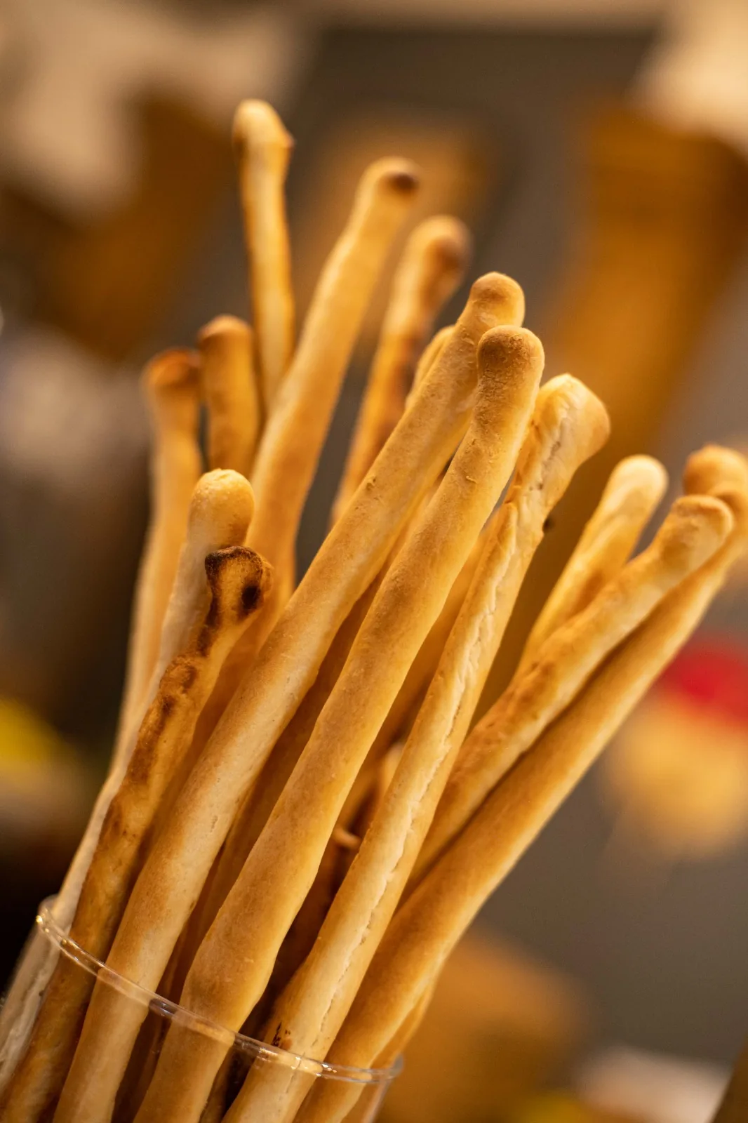 Gressins italiens sur la table